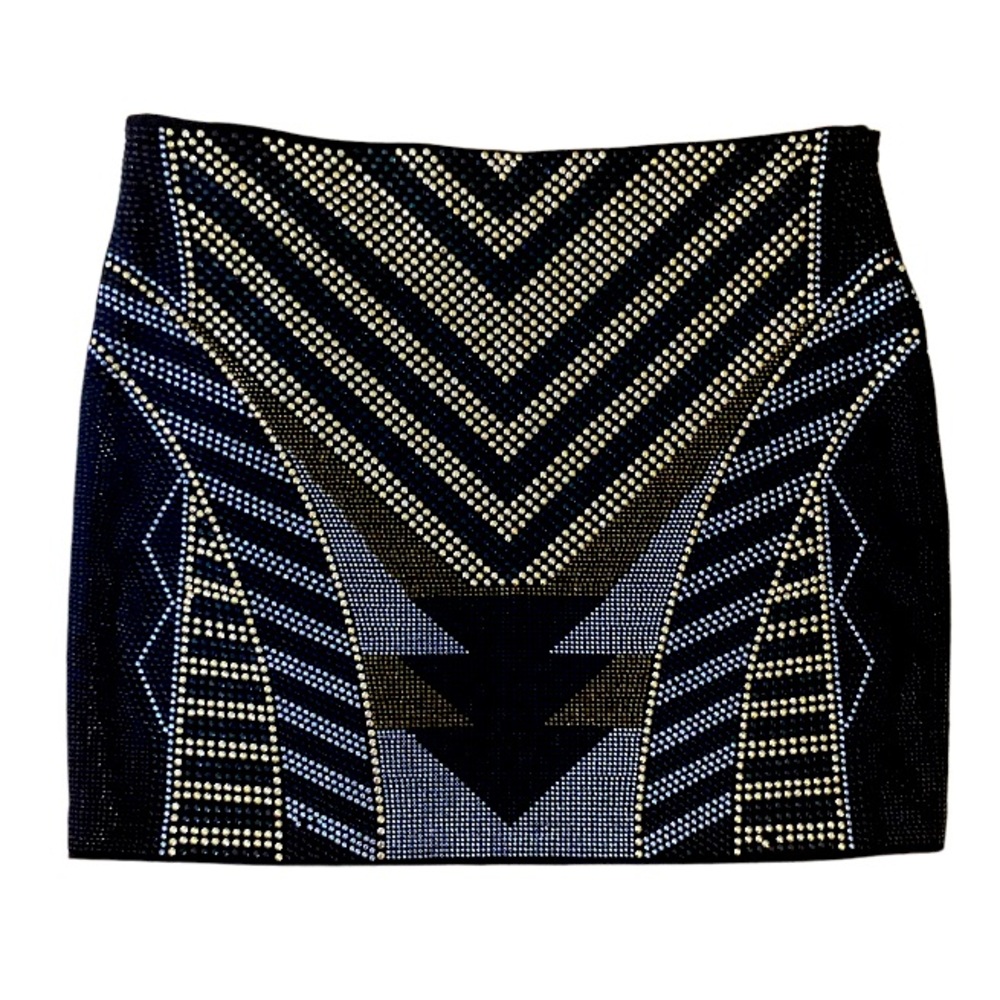 ANGL Studded Mini Skirt Size M